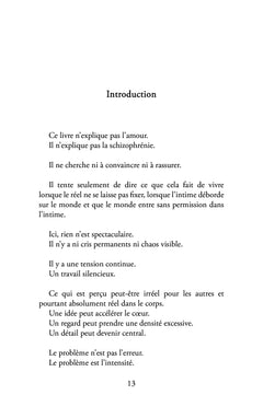 Mémoire d'une schizophrène