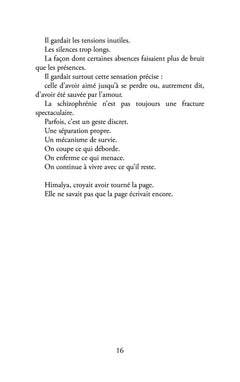 Mémoire d'une schizophrène