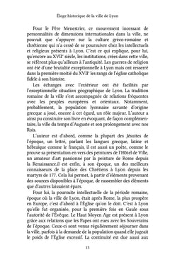 Éloge historique de la ville de Lyon