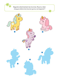 Mon amie la licorne - Bloc de jeux