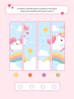 Mon amie la licorne - Bloc de jeux
