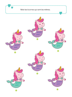 Mon amie la licorne - Bloc de jeux
