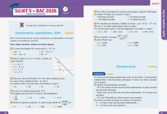 Annales Objectif Bac 2027 - Spécialité Maths - 1re générale - sujets et corrigés