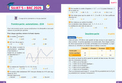 Annales Objectif Bac 2027 - Maths Tronc commun - 1re générale - sujets et corrigés
