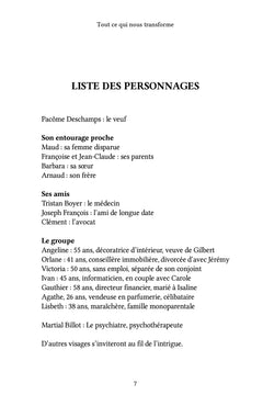 Tout ce qui nous transforme