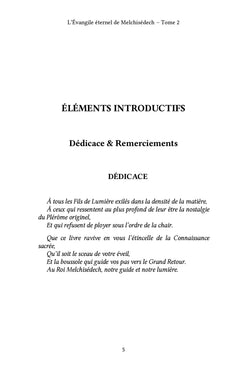 L'Évangile éternel de Melchisédech - Tome 2