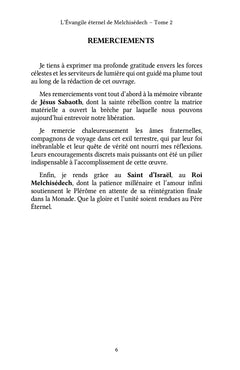 L'Évangile éternel de Melchisédech - Tome 2
