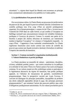 La charte de la refondation du Niger