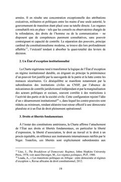 La charte de la refondation du Niger