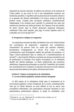 La charte de la refondation du Niger