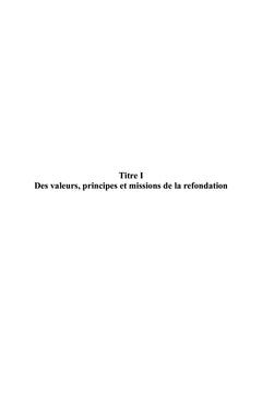 La charte de la refondation du Niger