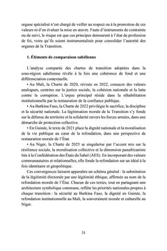 La charte de la refondation du Niger