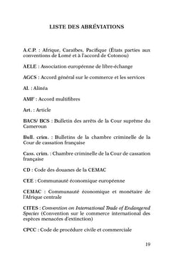 Droit du contentieux douanier de la CEMAC - Version Révisée