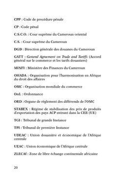 Droit du contentieux douanier de la CEMAC - Version Révisée