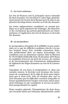 Droit du contentieux douanier de la CEMAC - Version Révisée
