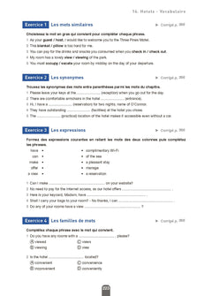 Grammaire - Vocabulaire TOEIC