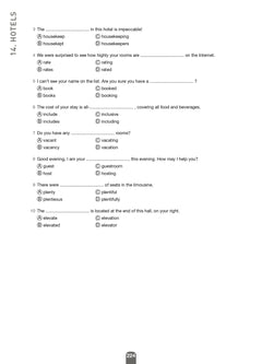 Grammaire - Vocabulaire TOEIC