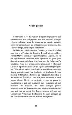 La perception et les gestes professionnels des enseignant-e-s face à la diversité