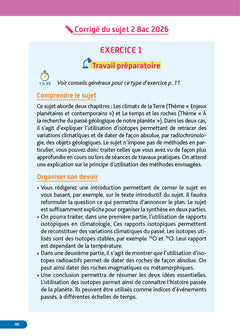 Annales Objectif BAC 2027 - Spécialité SVT Tle - sujets et corrigés