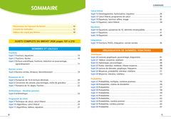 Annales Brevet 2027 - Maths 3e - sujets et corrigés