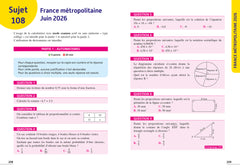 Annales Brevet 2027 - Maths 3e - sujets et corrigés