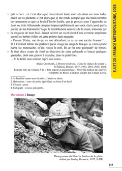 Annales Brevet 2027 - Français 3e - sujets et corrigés