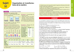 Annales Brevet 2027 - Sciences 3e - sujets et corrigés