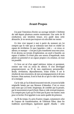 L'alchimie du vide