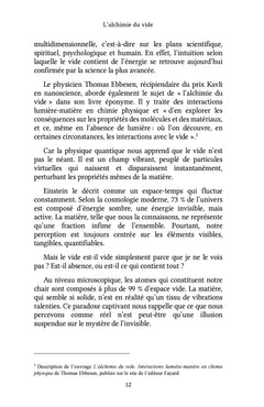 L'alchimie du vide