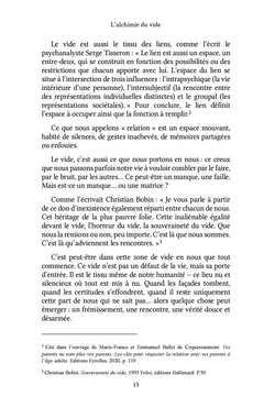 L'alchimie du vide