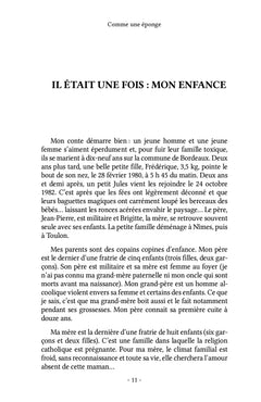 Comme une éponge
