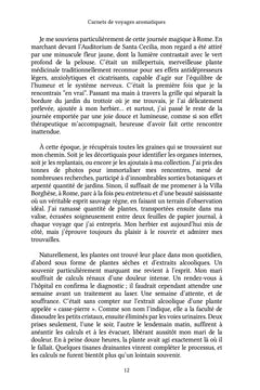 Carnets de voyages aromatiques