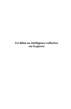 Faisons reculer la guerre