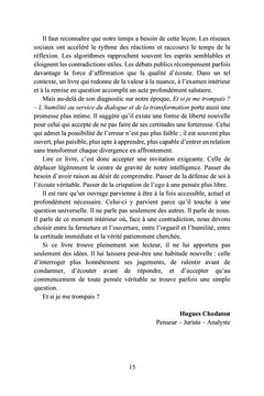 Et si je me trompais ?