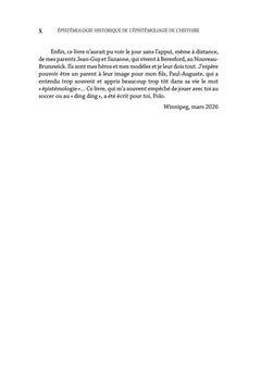 Pour une épistémologie historique de l'épistémologie de l'histoire