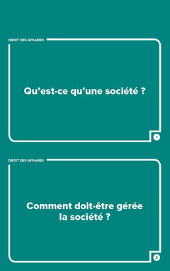 DCG 2 - Droit des affaires - révisez en 170 flashcards !