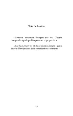 Là où tu te trouves