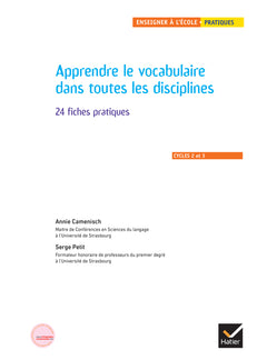Enseigner pratiques - Cycles 2 & 3 - Ed. 2026 - Le vocabulaire dans toutes les disciplines