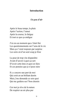 Poésie d'une vie hypersensible