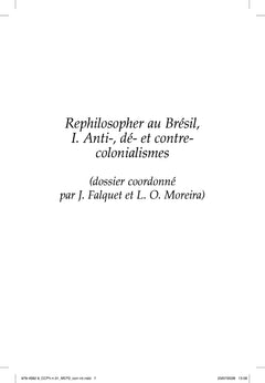 Cahiers critiques de philosophie n°31