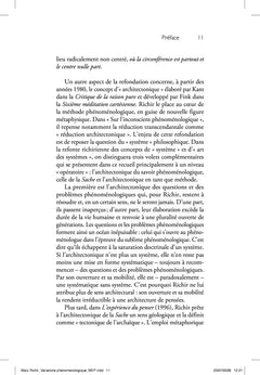 Variations phénoménologiques