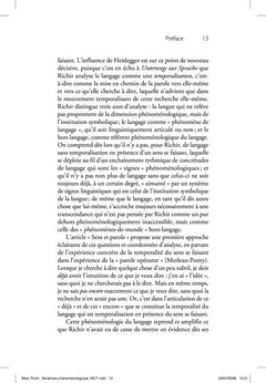 Variations phénoménologiques