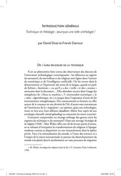 Technique et théologie