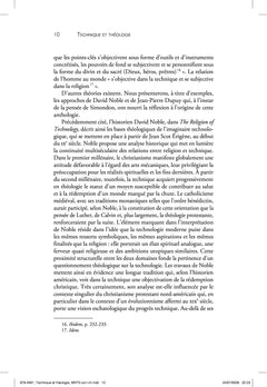 Technique et théologie