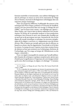 Technique et théologie