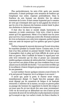 À l'ombre de ceux qui partent