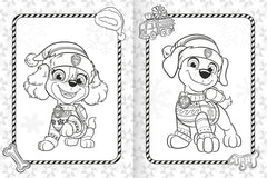 La Pat' Patrouille - Un Noël tout doux - Livre de coloriages