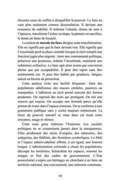 La morale du faux