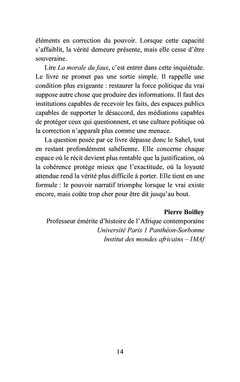 La morale du faux