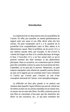 Causalité et liberté chez E. Kant et D. Davidson